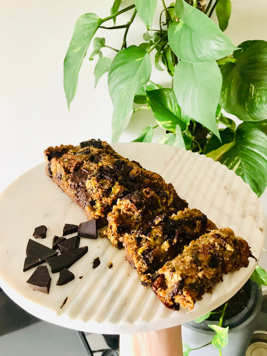 Dreamy Zucchini and Choc Chunk Bread