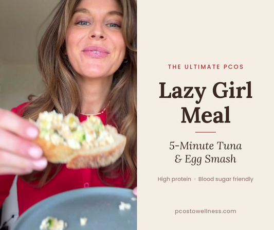 The Ultimate PCOS Lazy Girl Meal: 5-Minute Tuna & Egg Smash